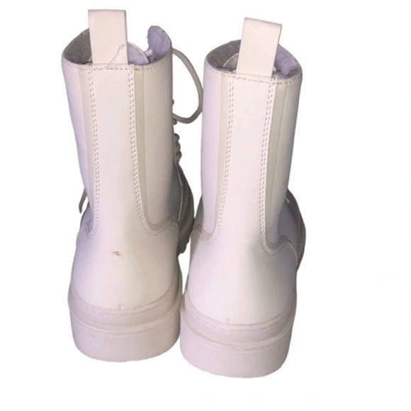 Zara Flat Lug Shearling Lined Rain Boots Size 44 - Picture 13 of 14